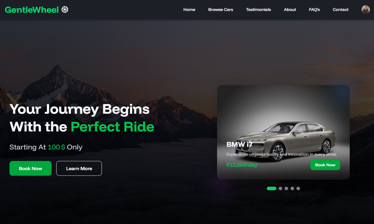 Car Renting App preview